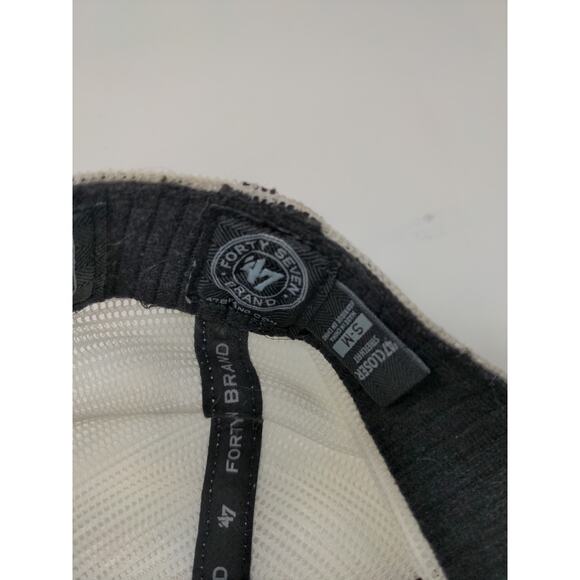 47 Brand NFL Indianapolis Colts Meshback Fitted Hat Embroidered SZ S-M Brown - Picture 12 of 12